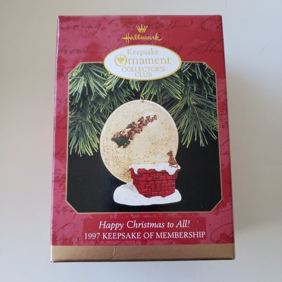 NWT - 1997 Happy Christmas to All!, The Night Before Christmas, Club Ornament - Picture 1 of 1